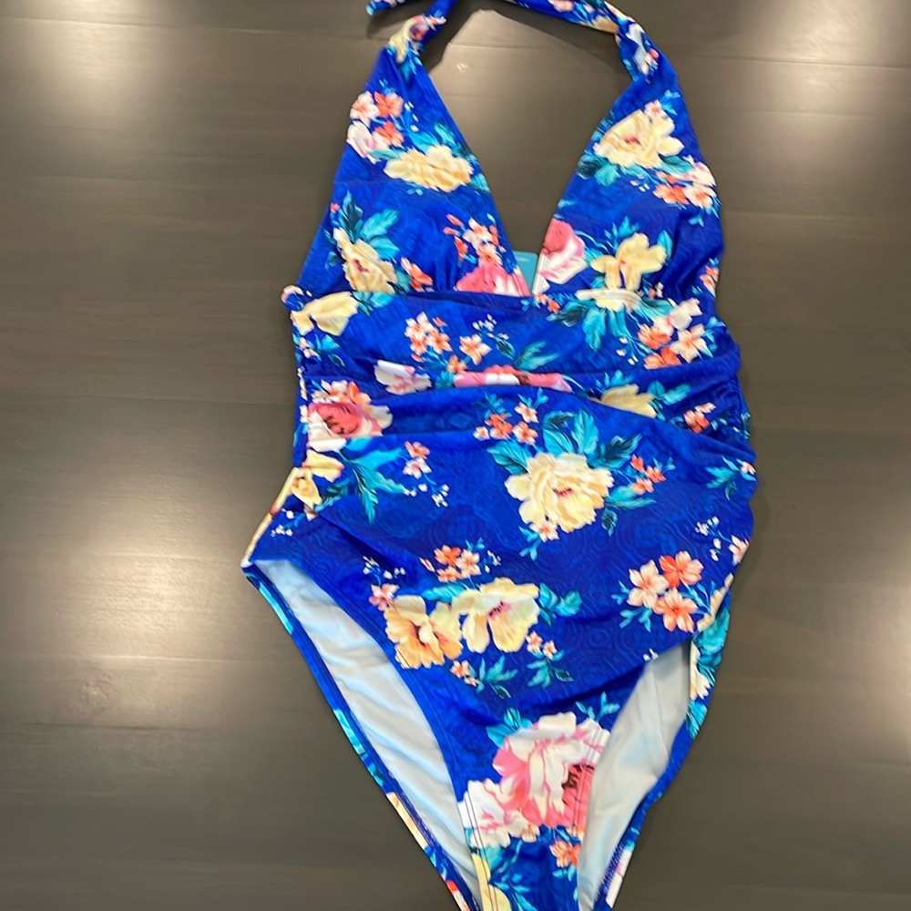 Cupshe floral one piece NWT